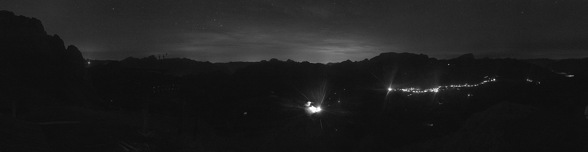 Archiv Foto Webcam Nassfeld: Panoramablick vom Gartnerkofel
