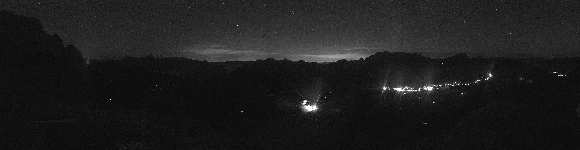 Archiv Foto Webcam Nassfeld: Panoramablick vom Gartnerkofel