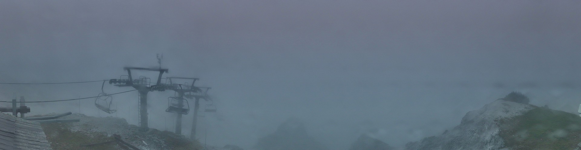Archiv Foto Webcam Nassfeld: Panoramablick vom Gartnerkofel