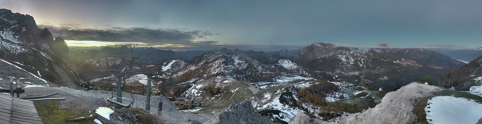 Archived image Webcam Nassfeld: Panorama view Gartnerkofel