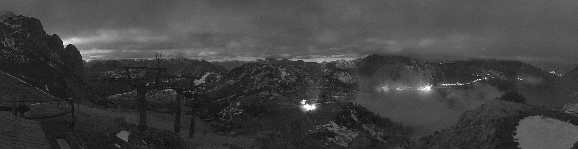 Archiv Foto Webcam Nassfeld: Panoramablick vom Gartnerkofel