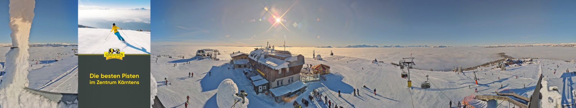 Archiv Foto Webcam Gerlitzen (Kärnten)