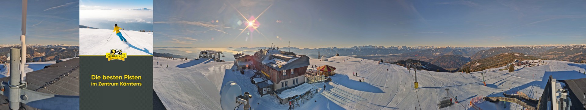 Archived image Webcam Gerlitzen mountain summit (Carinthia)