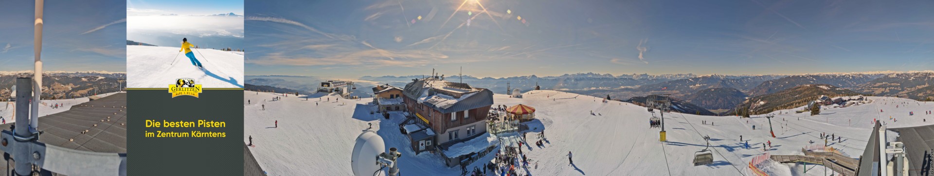 Archived image Webcam Gerlitzen mountain summit (Carinthia)