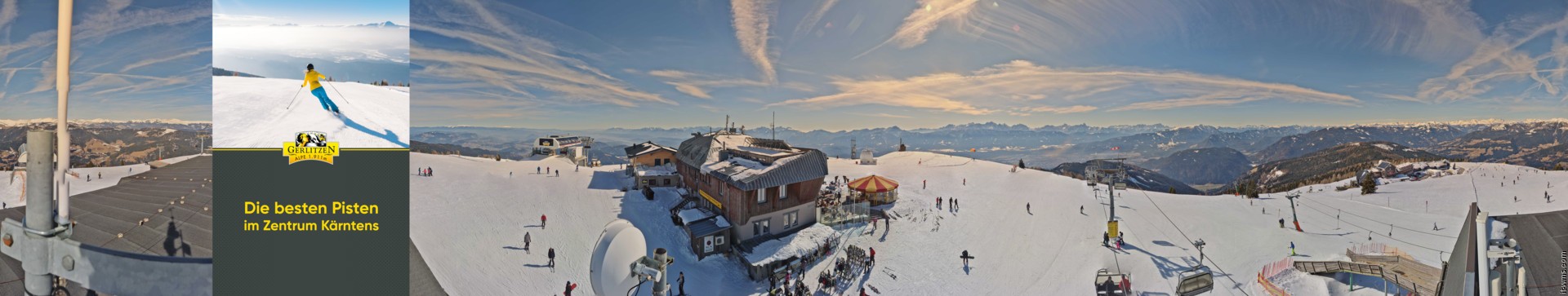 Archived image Webcam Gerlitzen mountain summit (Carinthia)