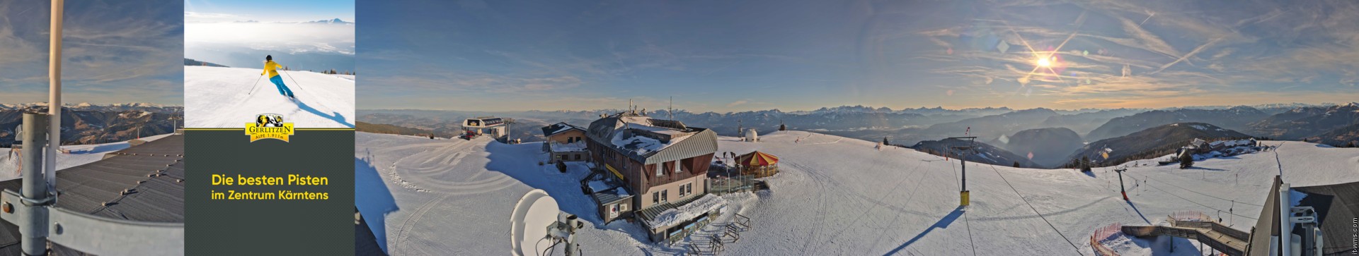 Archived image Webcam Gerlitzen mountain summit (Carinthia)