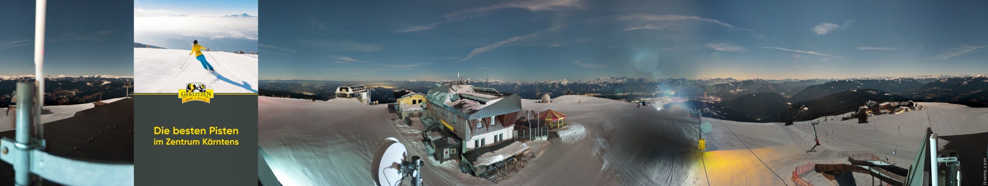 Archived image Webcam Gerlitzen mountain summit (Carinthia)