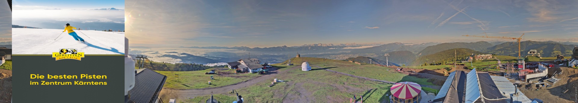 Archived image Webcam Gerlitzen mountain summit (Carinthia)