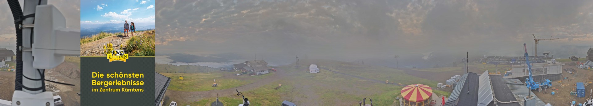 Archived image Webcam Gerlitzen mountain summit (Carinthia)