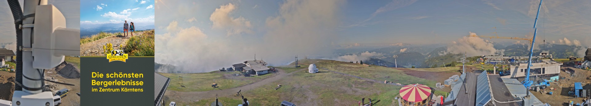 Archived image Webcam Gerlitzen mountain summit (Carinthia)