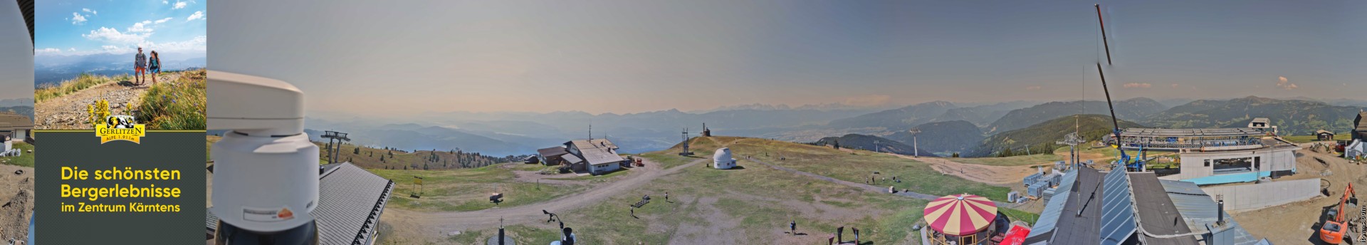 Archiv Foto Webcam Gerlitzen (Kärnten)