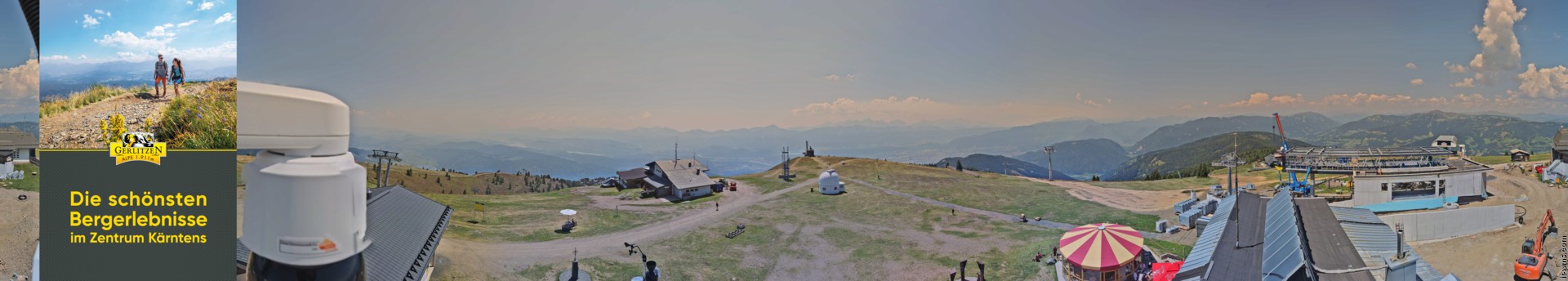 Archiv Foto Webcam Gerlitzen (Kärnten)