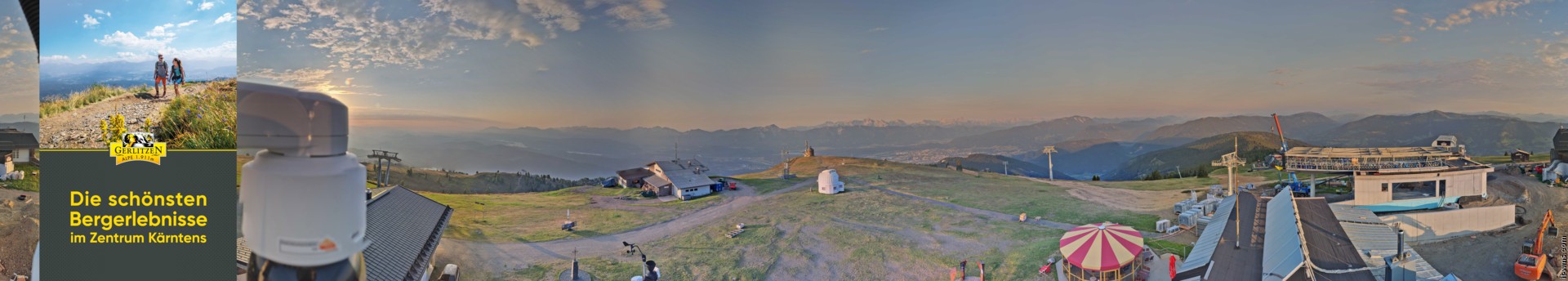 Archived image Webcam Gerlitzen mountain summit (Carinthia)