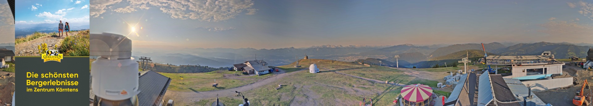 Archived image Webcam Gerlitzen mountain summit (Carinthia)