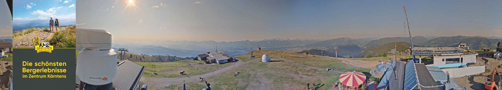 Archived image Webcam Gerlitzen mountain summit (Carinthia)