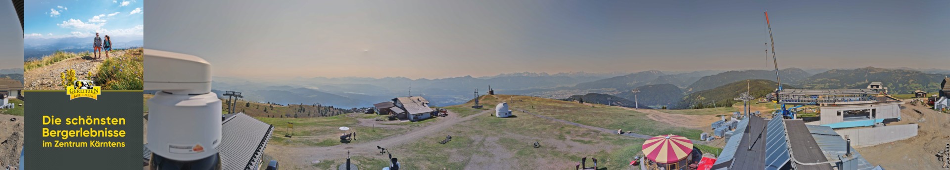 Archived image Webcam Gerlitzen mountain summit (Carinthia)