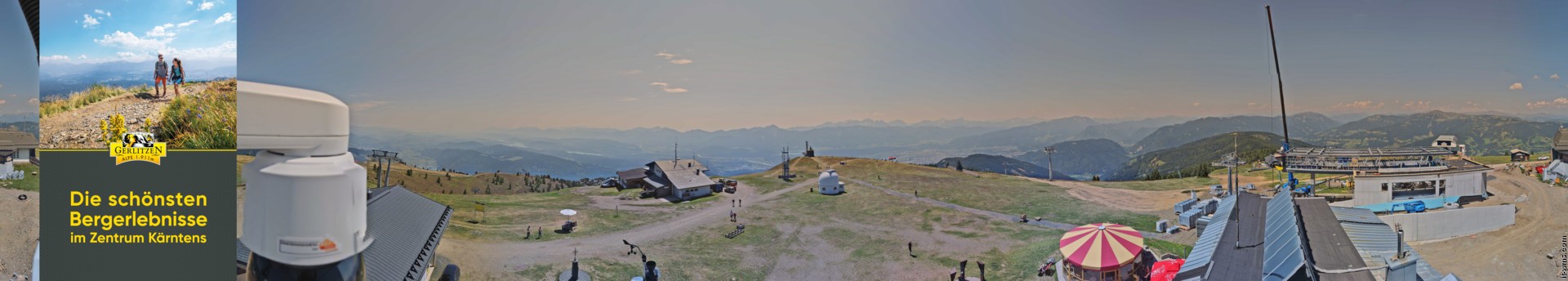 Archived image Webcam Gerlitzen mountain summit (Carinthia)