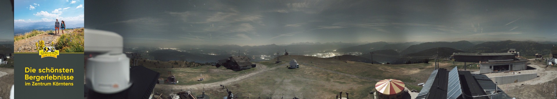 Archived image Webcam Gerlitzen mountain summit (Carinthia)