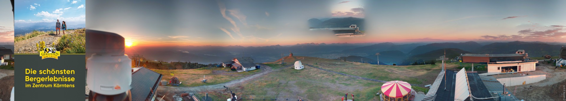 Archived image Webcam Gerlitzen mountain summit (Carinthia)