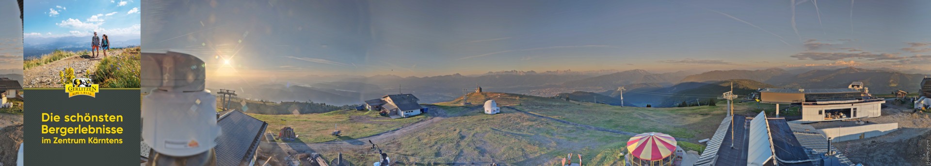 Archived image Webcam Gerlitzen mountain summit (Carinthia)