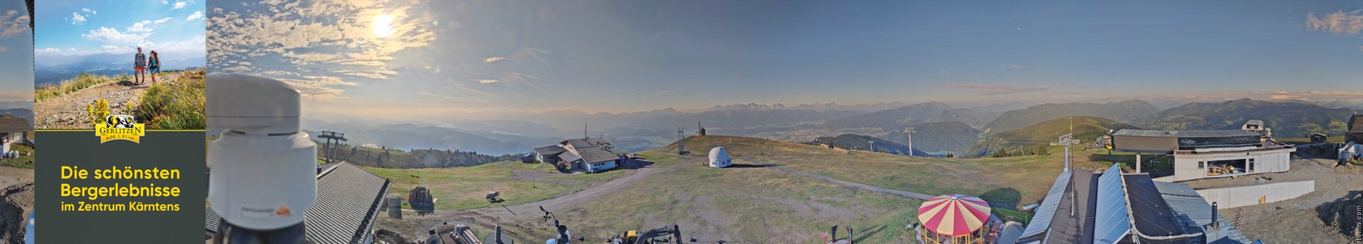 Archived image Webcam Gerlitzen mountain summit (Carinthia)