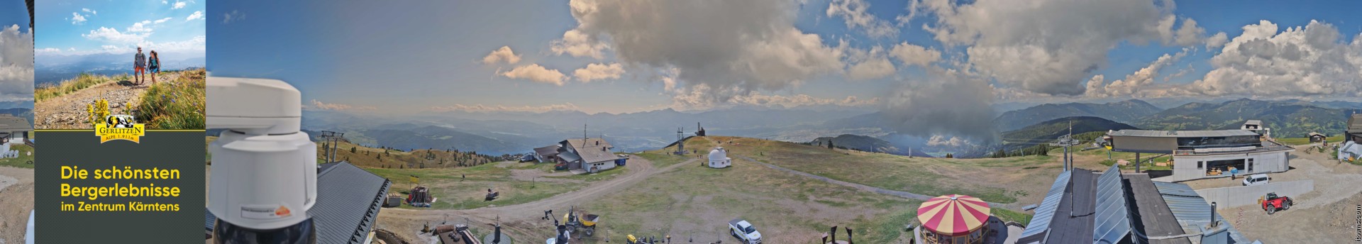 Archived image Webcam Gerlitzen mountain summit (Carinthia)