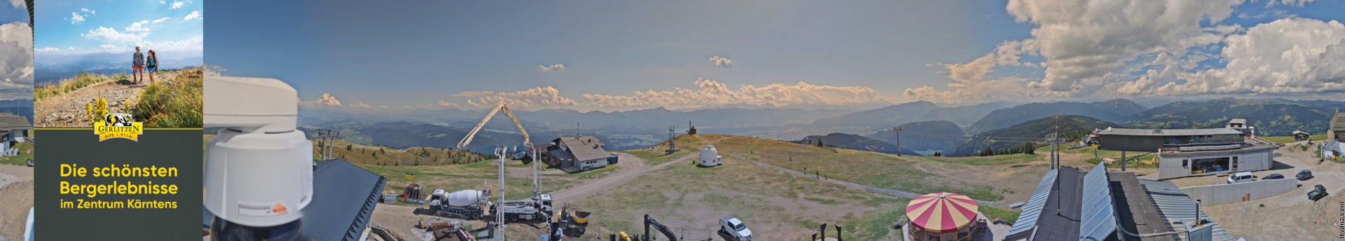 Archived image Webcam Gerlitzen mountain summit (Carinthia)
