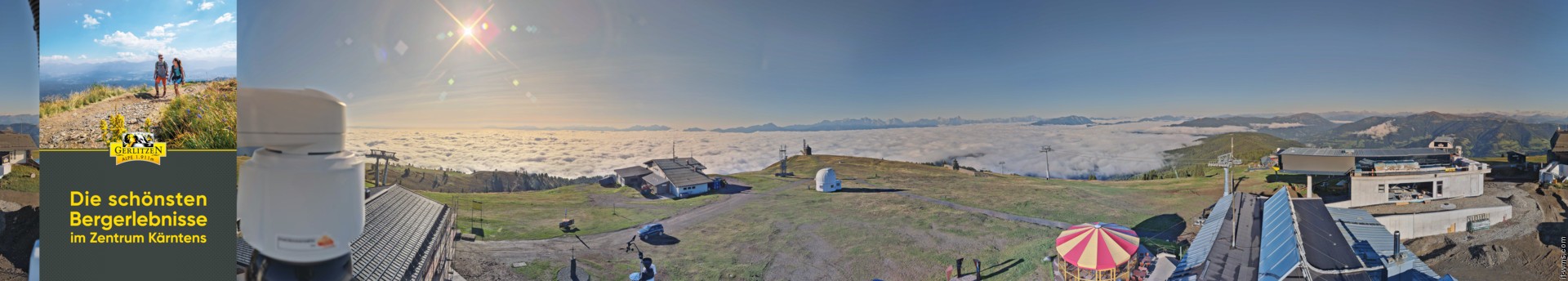 Archiv Foto Webcam Gerlitzen (Kärnten)