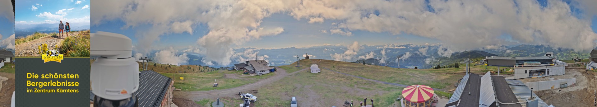 Archiv Foto Webcam Gerlitzen (Kärnten)