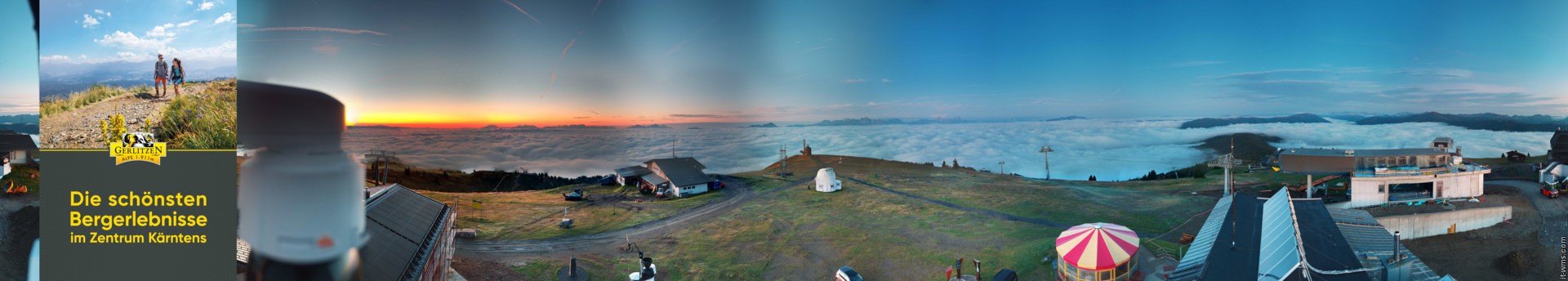 Archiv Foto Webcam Gerlitzen (Kärnten)