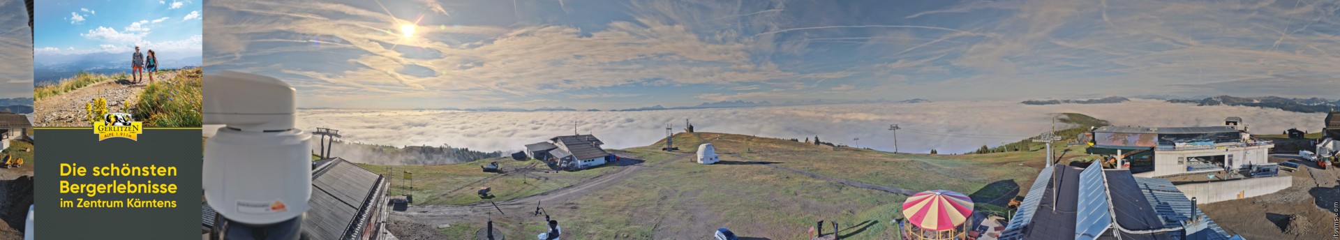 Archiv Foto Webcam Gerlitzen (Kärnten)