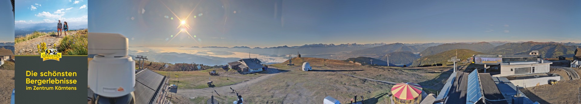 Archiv Foto Webcam Gerlitzen (Kärnten)