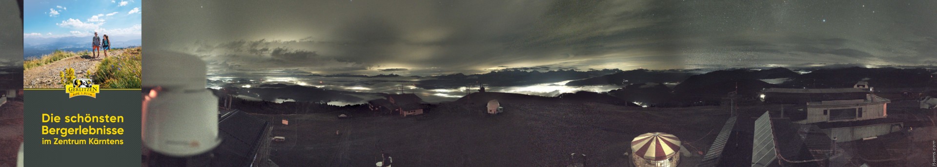 Archived image Webcam Gerlitzen mountain summit (Carinthia)