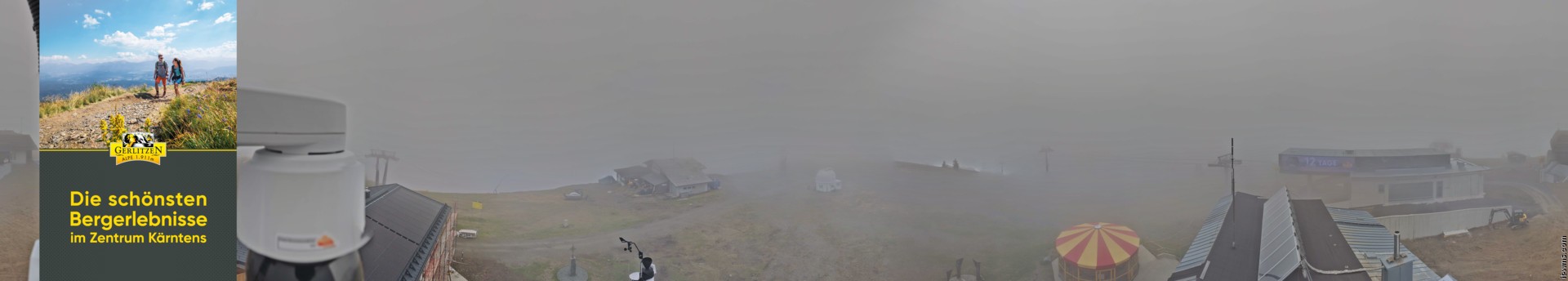 Archived image Webcam Gerlitzen mountain summit (Carinthia)
