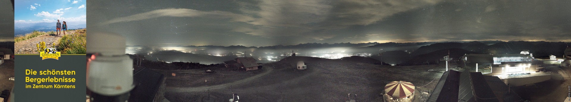 Archived image Webcam Gerlitzen mountain summit (Carinthia)