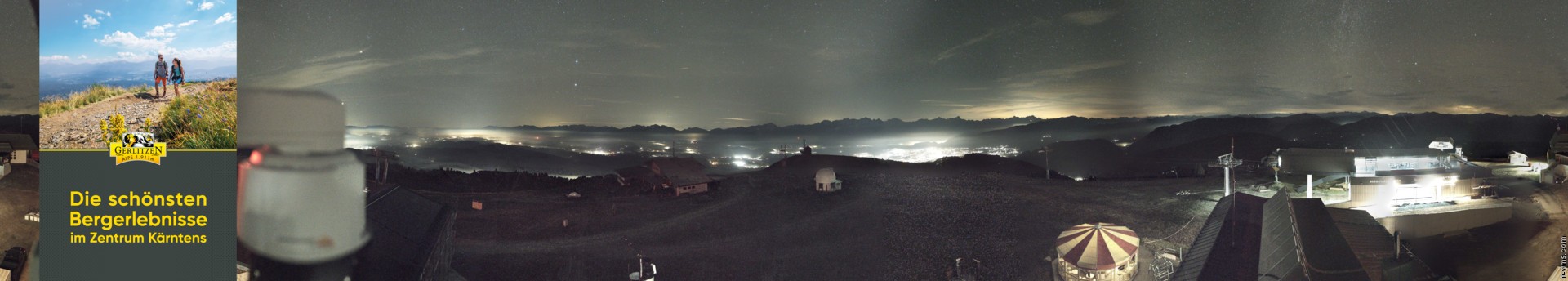 Archived image Webcam Gerlitzen mountain summit (Carinthia)