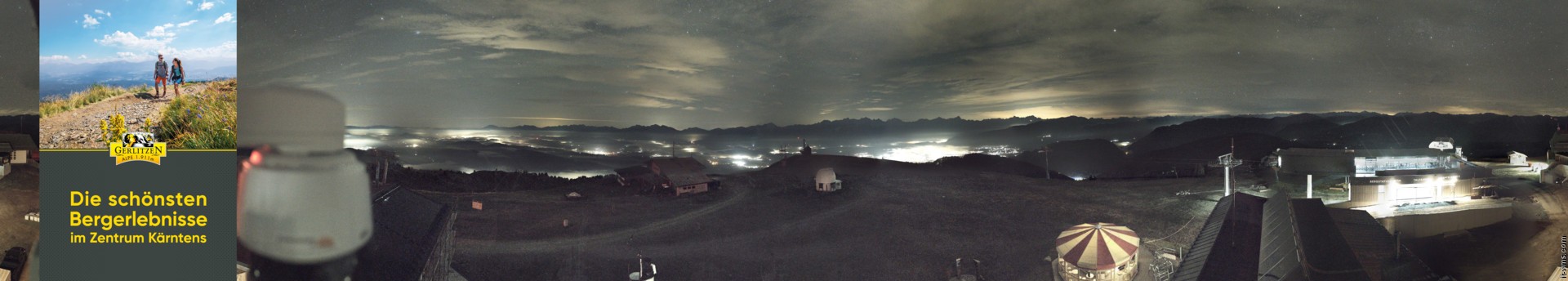 Archived image Webcam Gerlitzen mountain summit (Carinthia)