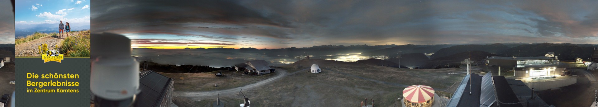 Archived image Webcam Gerlitzen mountain summit (Carinthia)