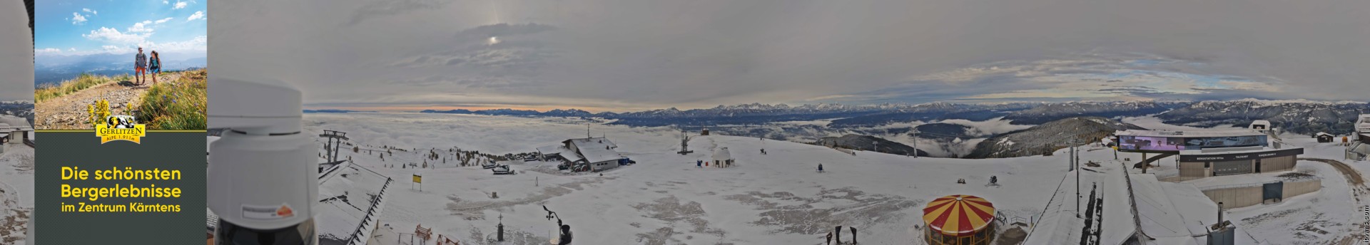 Archiv Foto Webcam Gerlitzen (Kärnten)