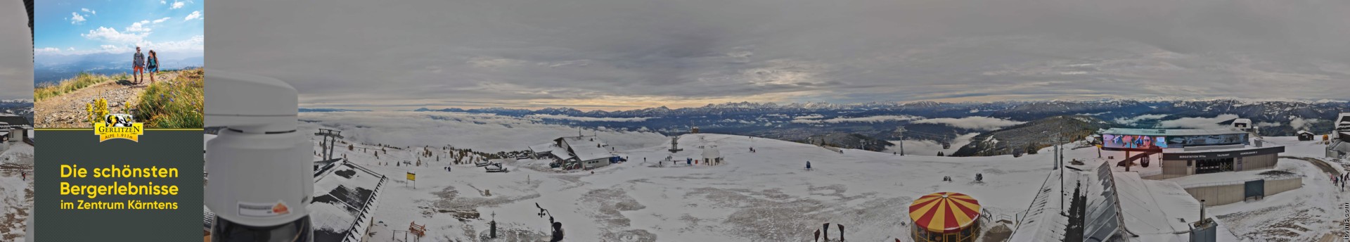 Archiv Foto Webcam Gerlitzen (Kärnten)