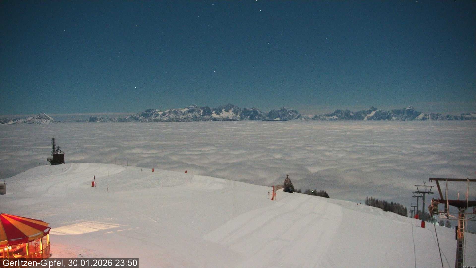 Archiv Foto Webcam Gipfel der Gerlitzen (Kärnten)
