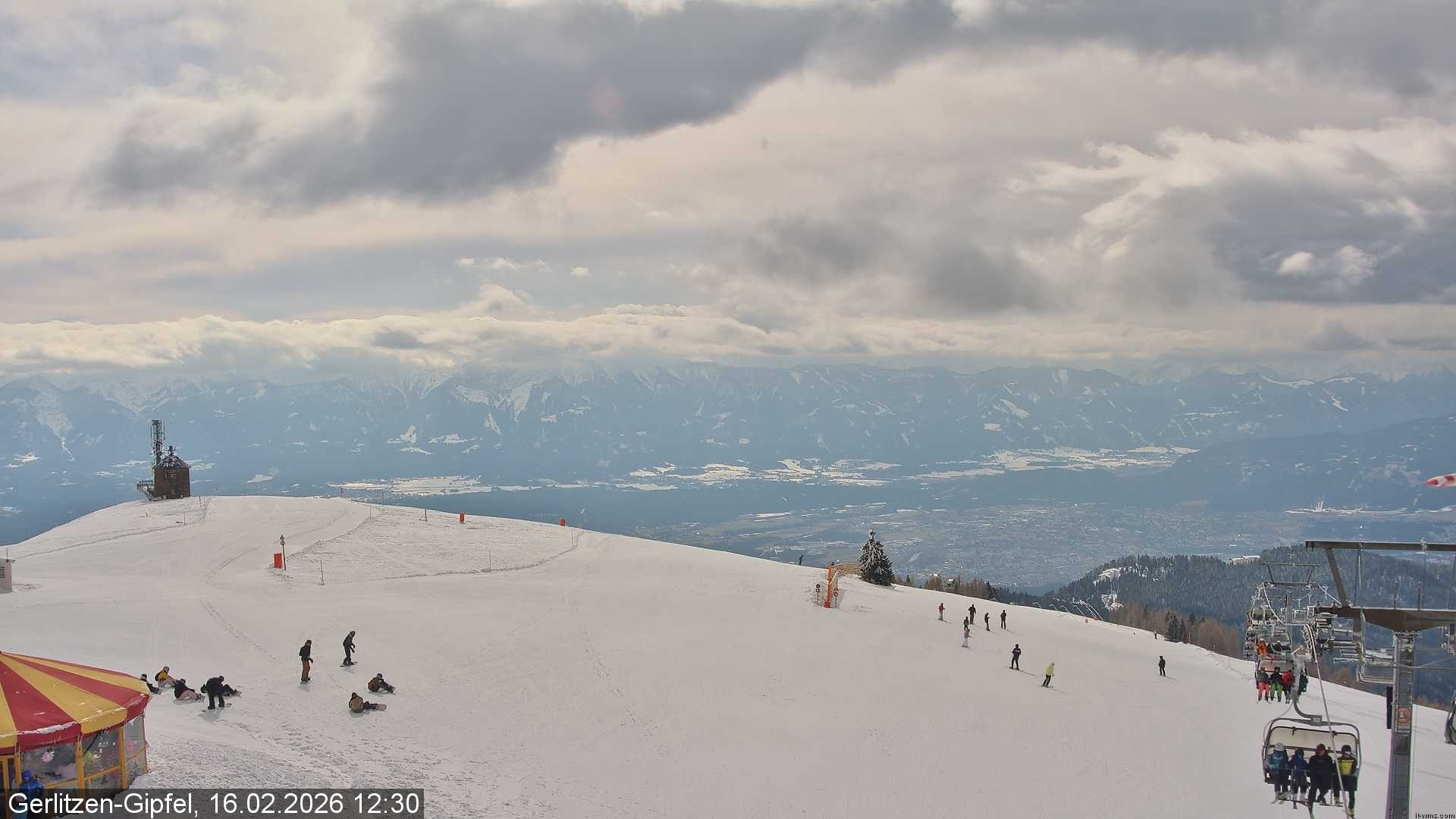 Archiv Foto Webcam Gipfel der Gerlitzen (Kärnten)