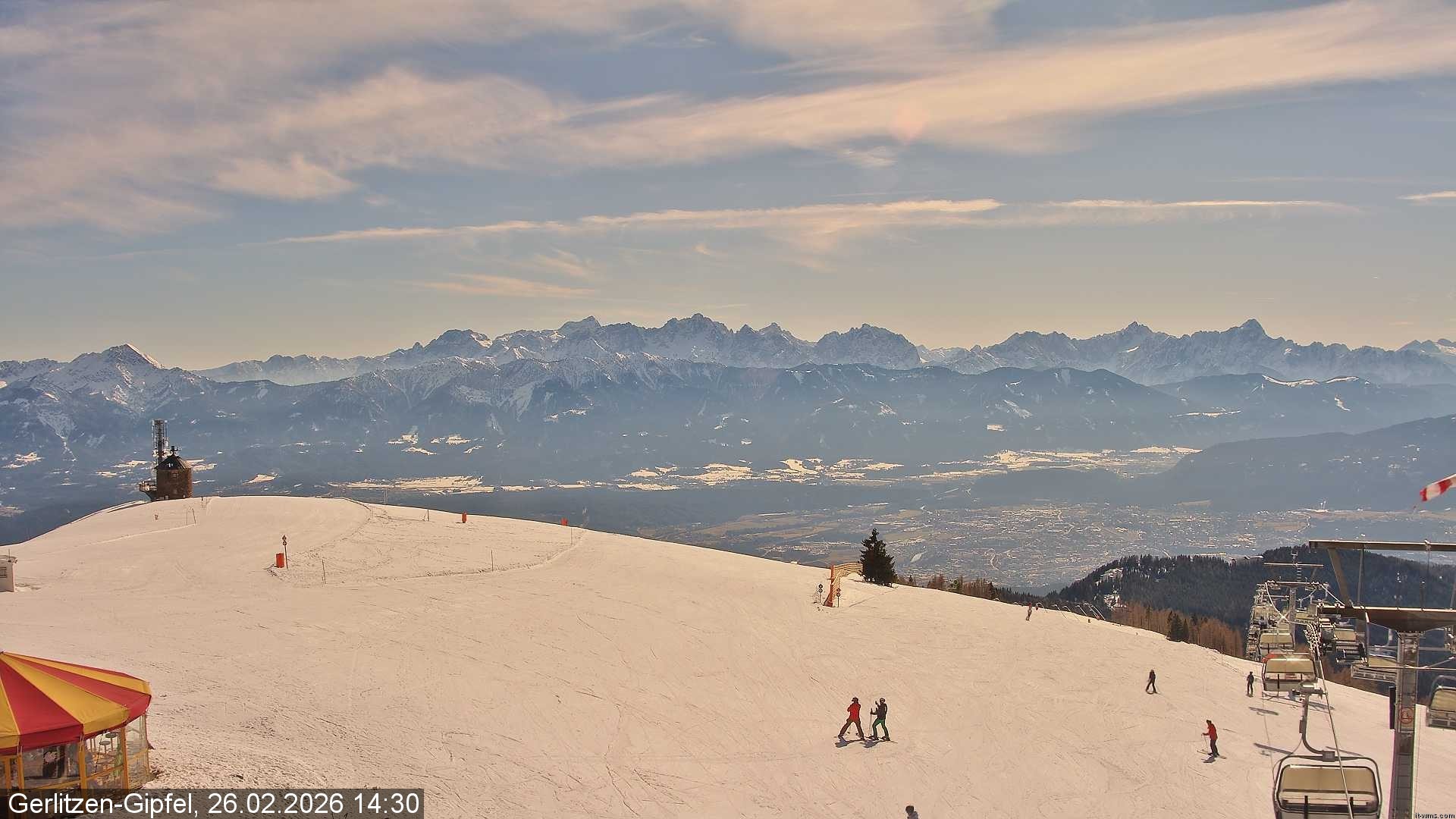 Archived image Webcam Gerlitzen mountain (Carinthia)