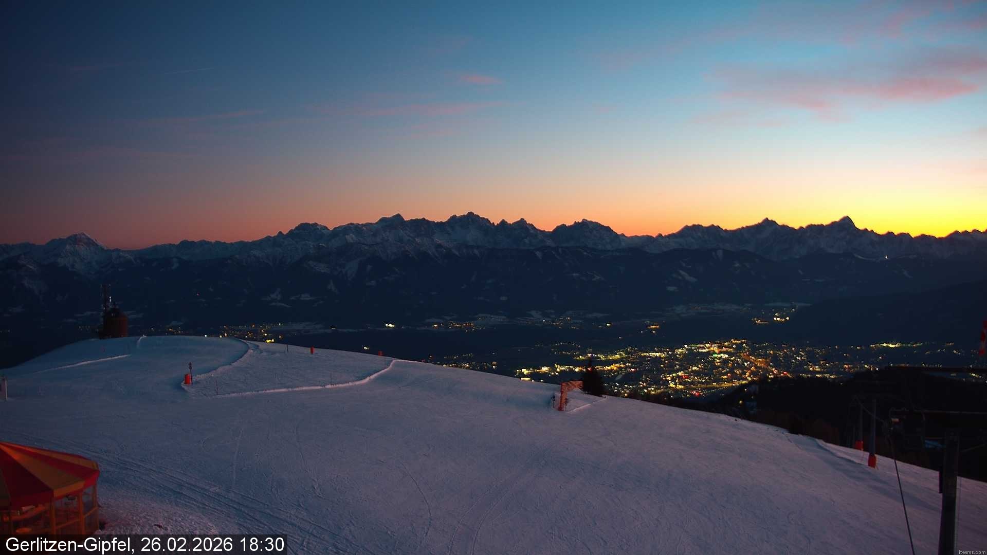 Archived image Webcam Gerlitzen mountain (Carinthia)