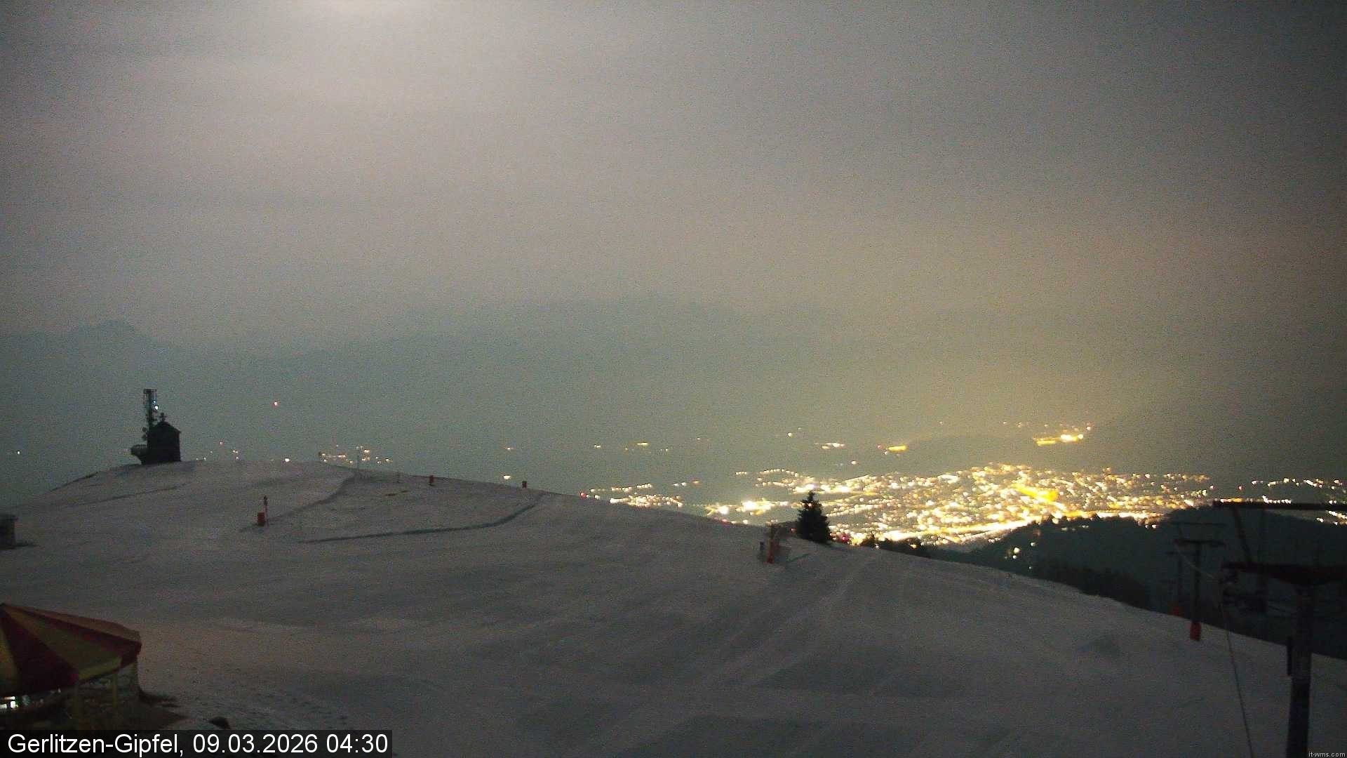 Archiv Foto Webcam Gipfel der Gerlitzen (Kärnten)