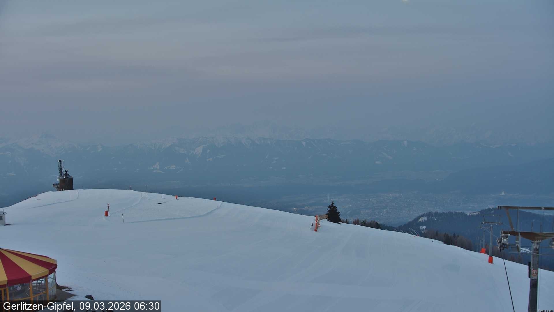 Archiv Foto Webcam Gipfel der Gerlitzen (Kärnten)