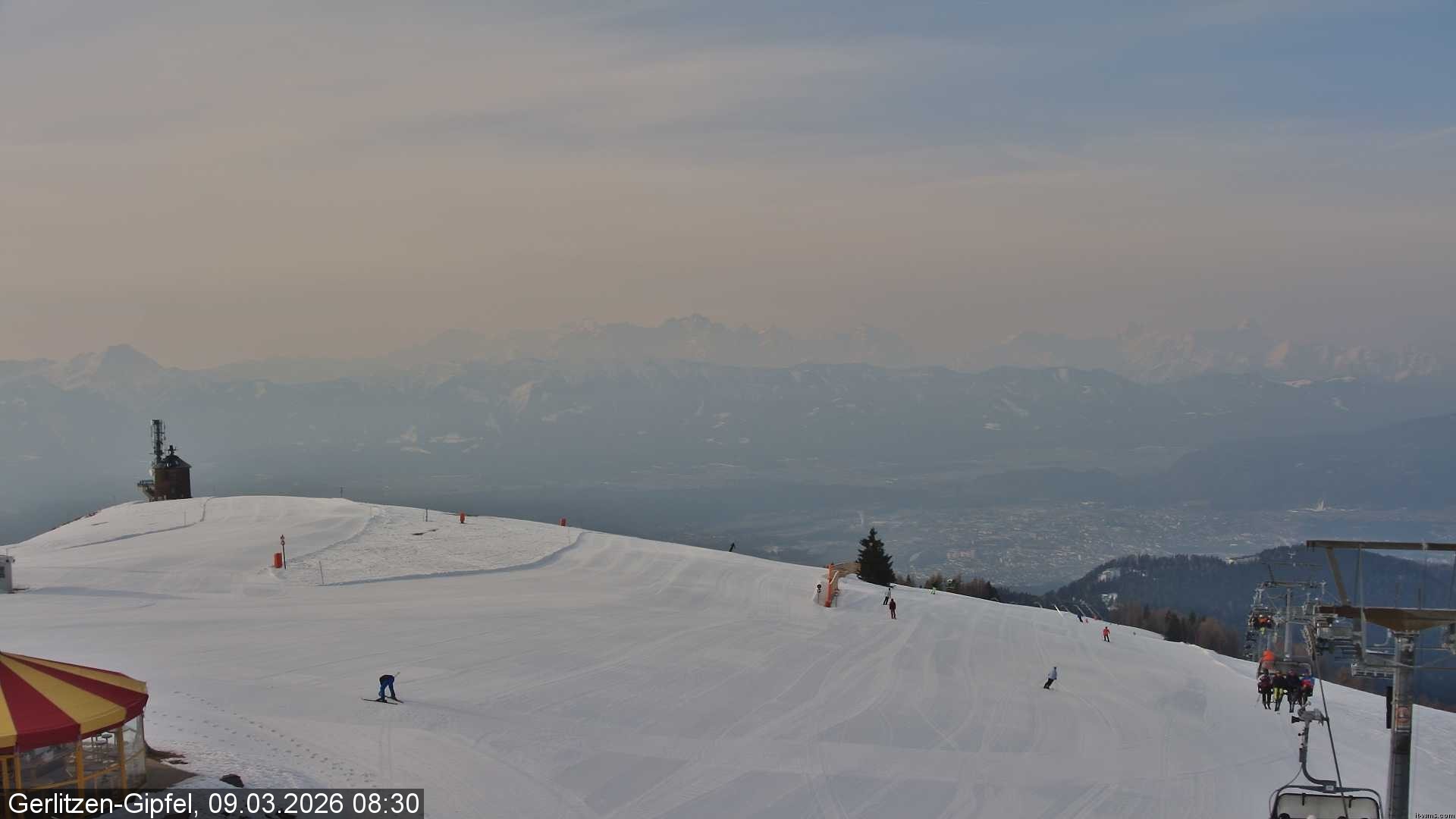 Archiv Foto Webcam Gipfel der Gerlitzen (Kärnten)