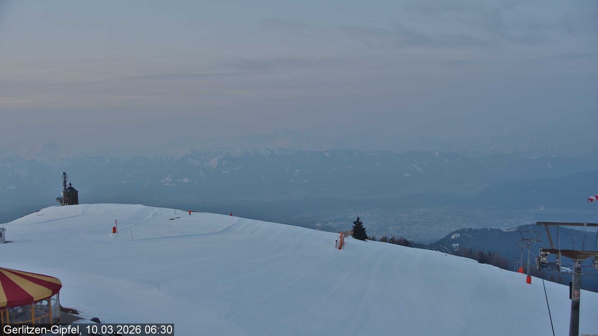 Archiv Foto Webcam Gipfel der Gerlitzen (Kärnten)