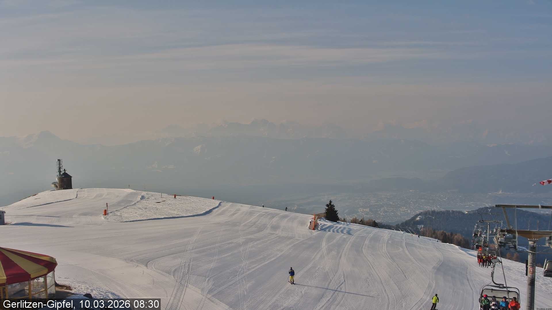 Archiv Foto Webcam Gipfel der Gerlitzen (Kärnten)