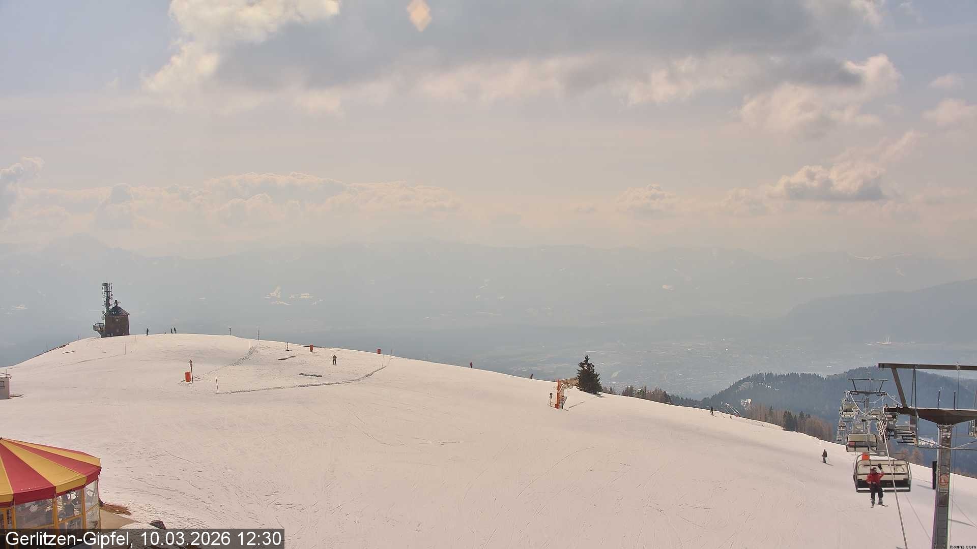 Archiv Foto Webcam Gipfel der Gerlitzen (Kärnten)